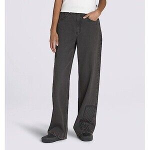 Vans Sirelle Patchwork Puddle Jeans Women Size 28x29 AA3995